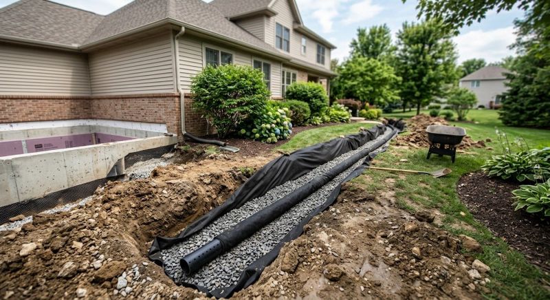 Foundation Drain Replacement in Tuscaloosa, AL