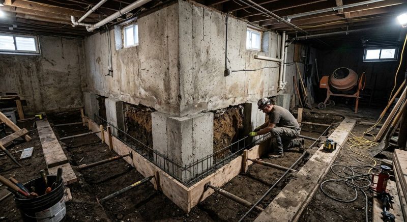 Foundation Underpinning in Columbus, OH