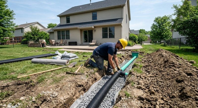 Patio Drain Installation in Tuscaloosa, AL